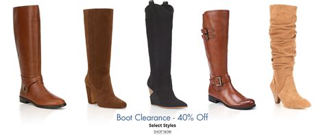 dillard's boots sale clearance.